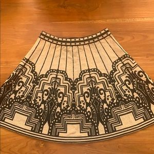 Shimmery Gold & Black Party Skirt